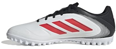 adidas Unisex COPA Pure III Club Turf Football Boots, FTWR White/Lucid red/core Black, 44 EU