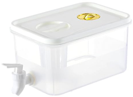 Dispensador de Limonada,Dispensadores de Bebidas Heladas - Dispensador de Agua para Nevera con Grifo y Filtro - Jarra de agua para refrigerador, recipiente para bebidas frías para fiesta en el bar