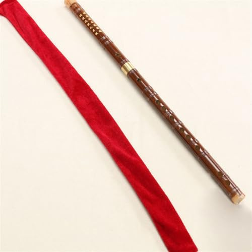 Bambusflöte Professionelle Bitter Bamboo Zweiteilige Flöte Querflöte Bambusflöte Anfänger-Blasinstrument(F Key)