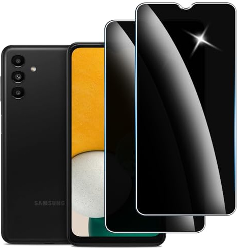 2 Piezas Protector Pantalla Privacidad Vidrio Templado para Samsung Galaxy A13, Antiespia 9H Dureza, Anti-Arañazos, Anti-Huellas, Sin Burbujas