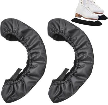 1 paire de protections pour patins à glace - Protection pour patins à roulettes - Pour le roller, la salle de gym, le ski, le sport, le hockey, le patinage artistique