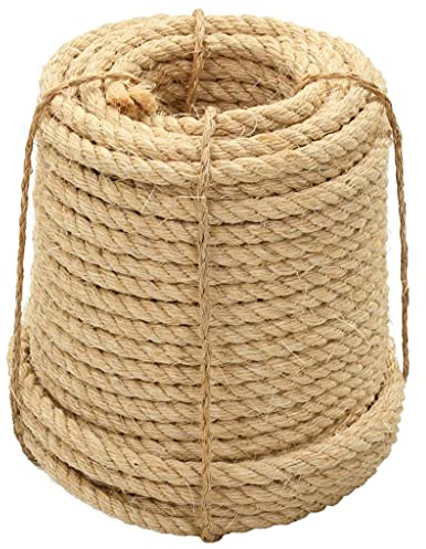 Generico Corda in Sisal 100% 14 mm 50 m,Cavi e funi