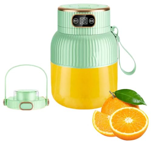 Bärbar mixer för smoothies, bärbar juicepress 600 ml | Matberedare multifunktionell personlig rese-minikök-kompakt-bärbar