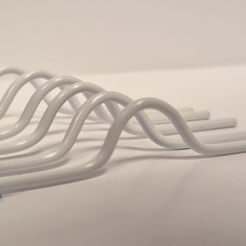 100 x 64mm White Calendar Wire Hangers / Hooks