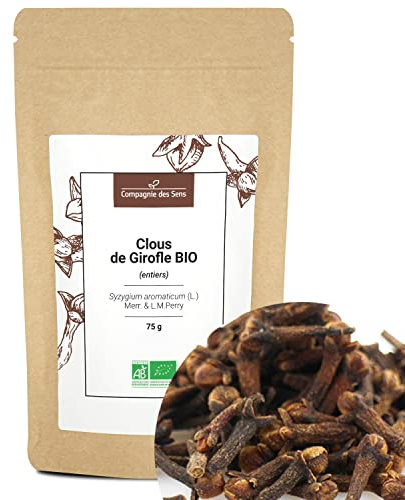 Clous de Girofle BIO - Clous entiers - La Compagnie des Sens - 75g - Épice certifiée BIO