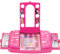 Barbie - Townley Girl Beauty Vanity Set con specchio illuminato | Include lucidalabbra, ombretto, pennelli, smalto per unghie, accessori e molto altro ancora! Dai 3 anni in su, perfetto per feste,