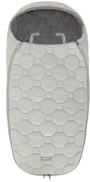 Sacco Invernale Passeggino Inglesina, Imbottito, Caldo e Confortevole, Protezione Freddo e Sicurezza, Compatibile con passeggini Inglesina, Iceberg Grey