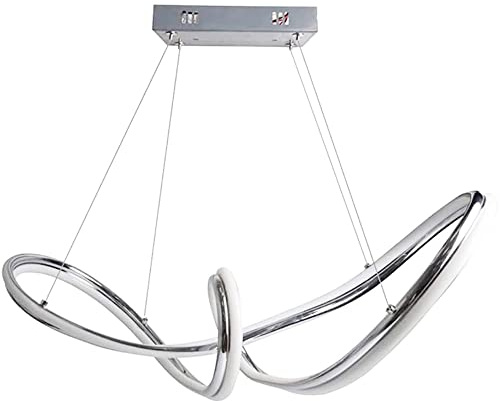 Vetrineinrete® Lampadario led intrecciato a fiocco lampada a sospensione 60 watt tre colorazione di luce