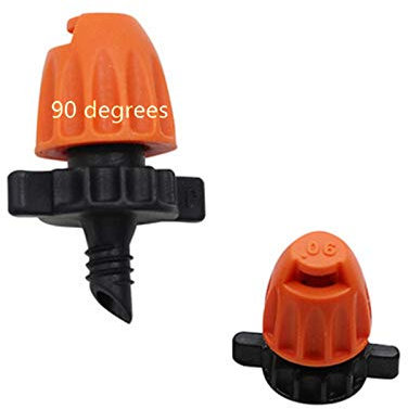 Irrigatore for prato da giardino Sistema di irrigazione Ugello a rifrazione con filettatura da 4 mm Angoli di spruzzo a strisce da 90 180 360 gradi Irrigazione da giardino Irrigatori for irrigazione a