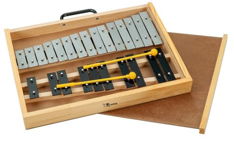 TrellaTon® Chromatisches Alt-Glockenspiel g2 – g4, im Holzkasten I Wiemann Lehrmittel