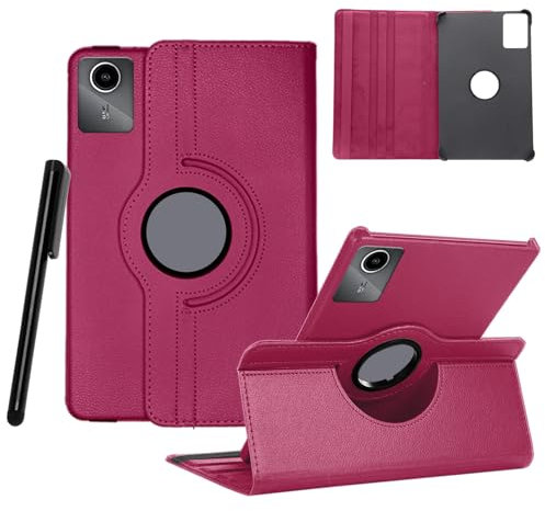 Heremore Custodia Cover Compatibile con Lenovo Tab M11 11 Pollici TB330FU,360 Rotating Stand Case Premium Pelle Sottile e leggera