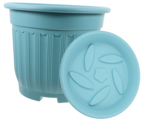 FUNOMOCYA Blumentopf Aus Pp-Material Keramik-pflanzgefäß Für Den Innenbereich Pflanztopf Für Büro Kleiner Pflanztopf Gartenbedarf