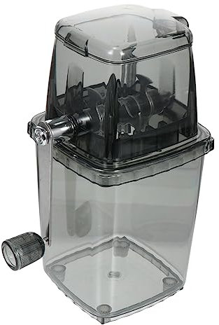 HOOTNEE Macchina Manuale Per Tritare Ghiaccio Frantuma Cubetti Per Cocktail e Bevande Utensile Portatile Inossidabile Per Casa Hotel e Ufficio Facile Da Usare e Leggera