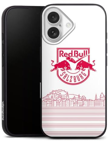 Organic Case Bio Hülle Nachhaltige Handyhülle kompatibel mit Apple iPhone 16 Plus Eishockey Skyline EC Red Bull Salzburg
