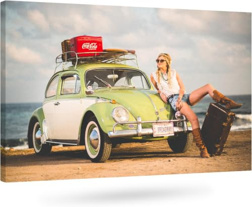 colorland. Foto en lienzo personalizada – (Formato: 60x40 / Horizontal) - Convierte tus fotos en cuadros decorativos mural personalizado para decorar cada rincón de tu hogar con recuerdos únicos