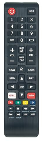 ALLIMITY Telecomando Compatibile con NORDMENDE TV ND32S400T-SMART-SAT ND32S4000T-SMART D55KFS5700T-UHD-SMART ND39S3400T ND32S4100M ND24S3400T