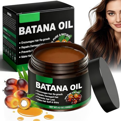 150g Batana Öl für Haare, Bio Haaröl für Haarwachstum und Reparatur, Natürliches Haarwachstumsöl, Batana-Öl für Haarwachstum, Fördert die Haardichte Glanz bei Männern und Frauen