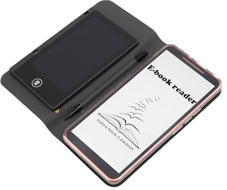 Fockety eReader, 5,7 Zoll, 1 GB, 8 GB, WLAN, Bluetooth, HD, blendfrei, Farb-E-Book-Reader, Handschrifttafel mit Kamera, Lautsprecher, für Kinder, Erwachsene, Senioren