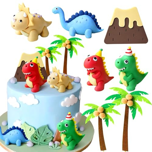 Dino Tortendeko Dinosaurier Kuchendekoration Cake Toppers Kinder Babyparty Dinosaurier Themen Kuchen Dekoration Dino Geburtstag