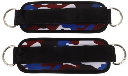 Healvian Correa de Tobillo Profesional de Neopreno para Máquina de Cable, Banda de Tobillo Portátil en Par, Accesorio Fitness para Entrenamiento de Piernas y Glúteos, Uso en Gimnasio