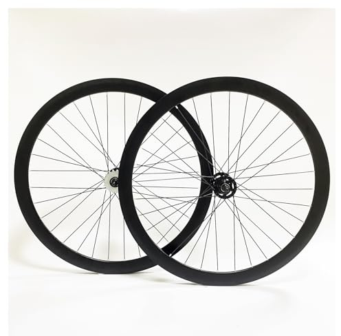 WxMTykx 700C Fast Kugghjulssats 40mm Fälg Djup 32H Aluminiumlegering Enkelhastighetshjul Fram 100mm Bak 120mm Navavstånd Tätade Lager Fälgbroms För Landsvägscykel/bancykling
