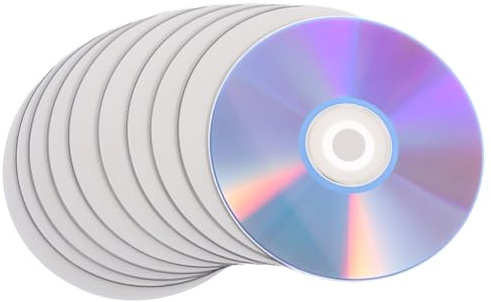 KAJNBN DVD-RW réinscriptibles 10 pièces Haute capacité pour Enregistrement Audio et Sauvegarde de données à Domicile et Bureau, Compatible graveurs Standards PC