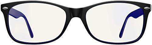 Swanwick: Swannies de día clásico - Gafas de bloqueo de luz azul premium - Lente prácticamente transparente para bloquear la luz azul dañina