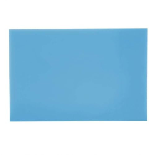 Blocco per Intaglio Timbri, Rettangolare in Gomma, Blu e Bianco, per Scrapbooking, Cartoline, Biglietti d'Invito, DIY