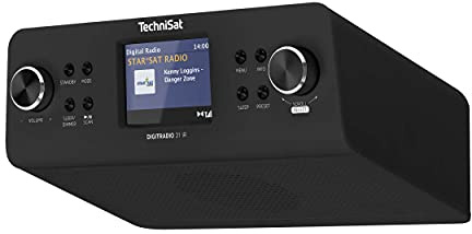 TechniSat DIGITRADIO 21 IR - Unterbaufähiges DAB+/UKW/Internet-Küchenradio (Bluetooth, 2 W Mono-Lautsprecher, 2,8 Farbdisplay, Uhr mit Wecker) schwarz
