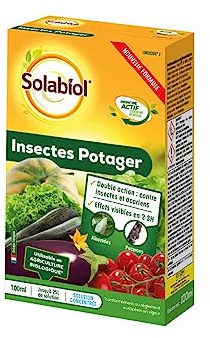Solabiol |Traitement Insectes Potager Aleurodes Pucerons | Etui 100 ML |Jusqu’à 25L de solution Agit sur Un Grand Nombre de ravageurs | Utilisable en Agriculture Biologique