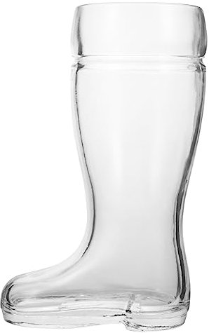 MAGICLULU Kreatives Boots Glas Trinkglas Für Bar Und Zuhause Stiefelform Glasbecher Für Bier Cocktail Spirituosen Stilvolles Design Kompakt Und Praktisch