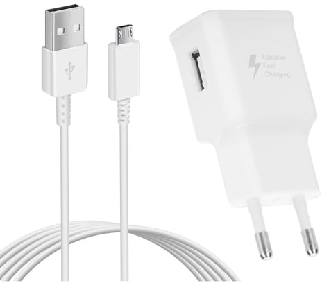 USB-Laddare, Snabbladdare med Mikro-USB-Laddningskabel Snabbladdningskabel för Android-Mobiltelefoner Med Hög Hastighet För Samsung Galaxy S7 S6 S5 S4 J7 J5 Note 5, Huawei, Redmi, Nokia, Kindle