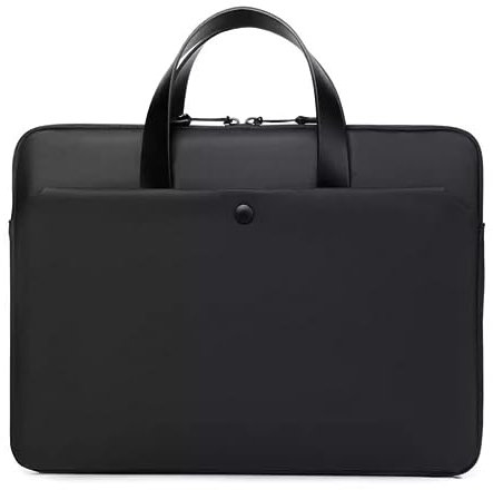 LVUNZJCA Aktentasche für Herren Business-Handtasche for Herren, Meeting-Dokumententasche fürs Arbeits- und Geschäftsleben(Black,37x27x3cm)