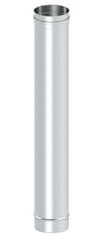 Schornstein Längenelement/Schornsteinrohr 1000mm aus Edelstahl einwandig, Durchmesser 200 mm