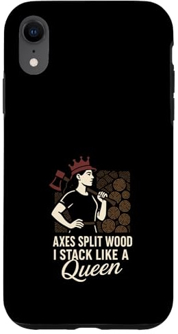 Processeur de Bois de Chauffage pour Femme Coque pour iPhone XR
