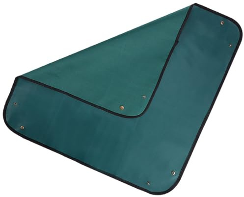 Yardenfun Tappetino per Rinvaso Piante Grasse e Bonsai, Tappetino Sostitutivo del Terreno 1x1 M Colore Verde Scuro, Antiusura Fibbie Angolari, per Trapianto e Cambio Terriccio Indoor