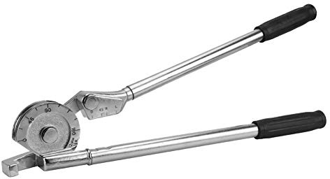 180° Handheld Rohrbieger, Rohrbiegewerkzeug für Kupfer-, Aluminium-, Stahl- und Messingrohre, präzise Winkelskala, keine Kratzverformung, robuste Stahlkonstruktion für HLK- und San (250 mm 1/2 12 mm)