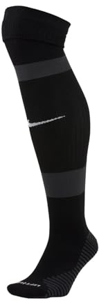 Nike Unisex Nk Matchfit Knee High - Team 20 Fussball Socken, Black/Black/White, M EU