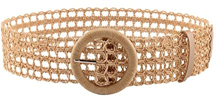 CHIC DIARY Mode Flechtgürtel Damen geflochtener Taillengürtel Hüftgürtel Jeansgürtel Dekorativer Gürtel für Sommer Kleid