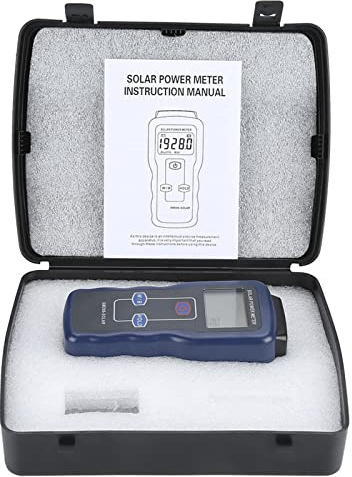 Digitales Solarleistungsmessgerät, SM206 Sonnenlicht-Strahlungstester Tragbares Sonnenlicht-Messgerät Intensitätsenergie für die Leistung von Autofenstern