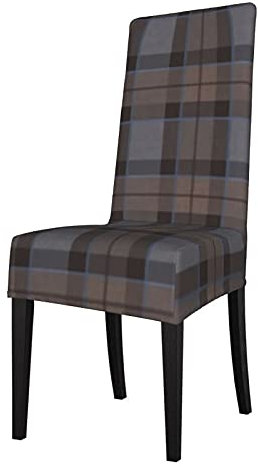 LOUJIN Sitzbezug für Stuhl Fraser Jagd Tartan Plaid Outlander Esszimmer Stuhlhussen Schonbezüge Stretch Stuhlschoner