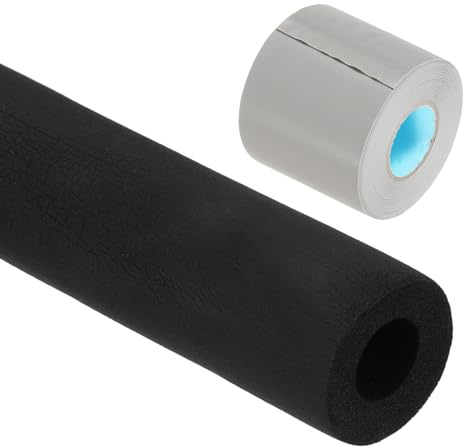 PATIKIL 3/4(19mm) ID x 6Ft Pipe Insulation Foam Tube, Pipe Cover Wrap Roll Bar Padding Tubing with Wrapping for Handle Grip HVAC Air Conditioner