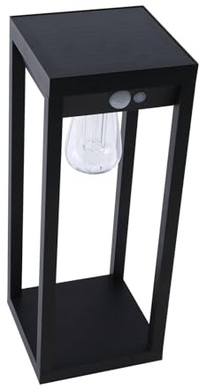 Lindby LED Smart Home Wegbeleuchtung Garten Enea dimmbar mit Bewegungsmelder (Modern) in Schwarz aus Aluminium (1 flammig,)