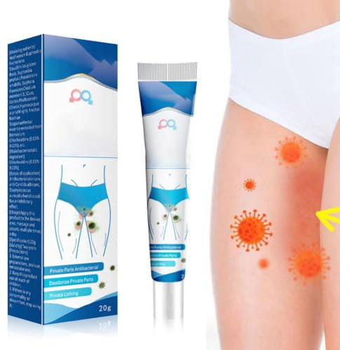 Intimcreme für Männer, Anti-Juckreiz-Creme, Creme für Männer & Frauen, Intimpflege zur Schnellen Linderung & Geruchskontrolle Salbe Gegen Juckreiz im Intimbereich