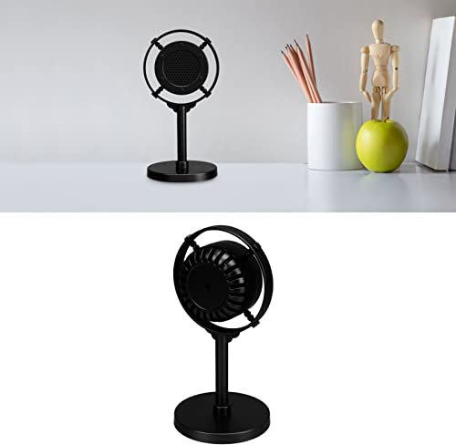 Accessoire de Microphone de Style Rétro Classique prop table microphone Faux Modèle de Microphone Classique en Plastique avec Support pour Les Amateurs Externa mikrofoner