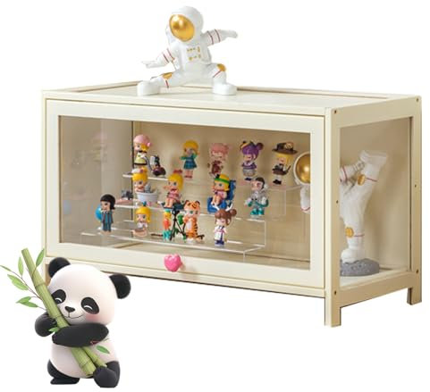 Ddasam Sammlervitrine, setzkasten mit Scheibe, Wandvitrine für Sammlerstücke Aufbewahrungsschrank mit für Miniaturmodelle von Autos, Figur, Modellbau40×70×33cm,Vitrine mit 1 Fächern