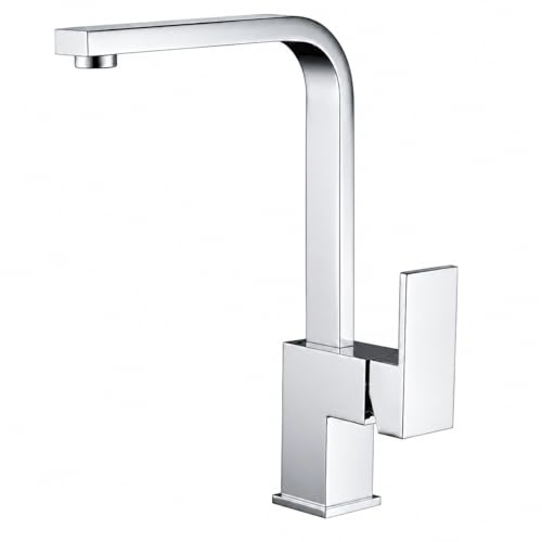 Grifo Cocina Monomando Giro 360° | Grifo Fregadero Cocina de Latón con Diseño Moderno | Grifería Cocina IMEX COX