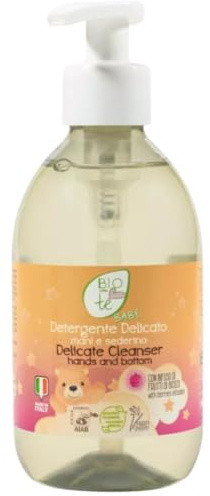 Pierpaoli Bioconte Baby Gesichts-, Hand- und Intimhygiene-Waschlotion für Kinder - 300 ml