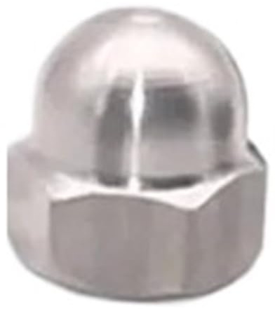 1/2/4/5 St Hex Ekollonlock Med Kupolformade Nötter for Dekrotiva Blindnötter(M8 4pcs)