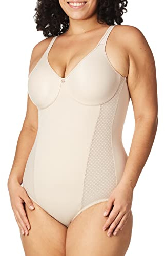 Bali womens Shaper With Cool Comfort Df1009 shapewear bodysuits, Soft Taupe, 36DD US